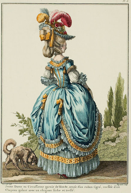 Les robes 1780 (circassienne,anglaise retroussée polonaise, polonaise et suédoise) le shooting