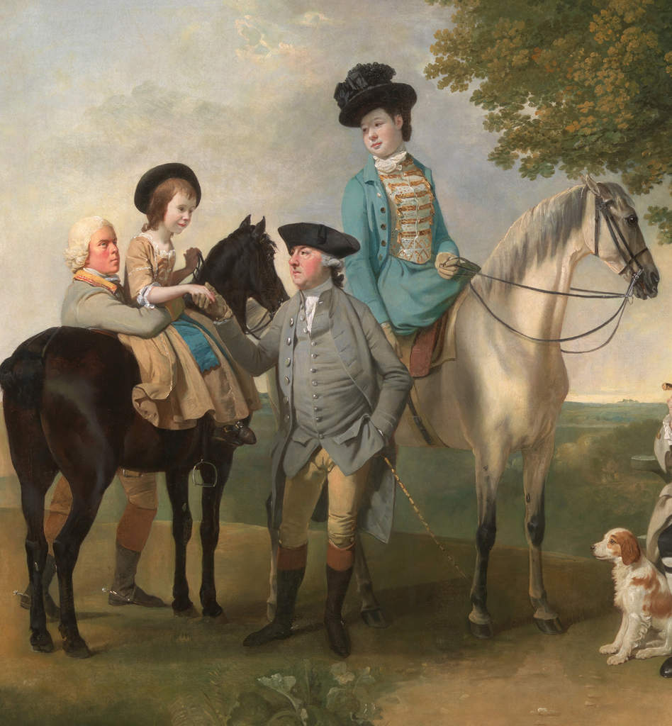 détail:The Drummond Family Johan Joseph Zoffany 1769